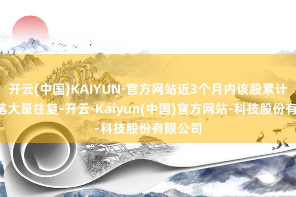 开云(中国)KAIYUN·官方网站近3个月内该股累计发生2笔大量往复-开云·Kaiyun(中国)官方网站-科技股份有限公司